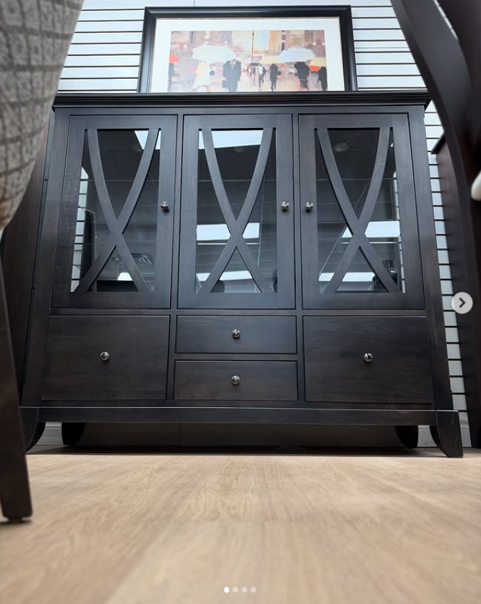 cabinet black color furniture